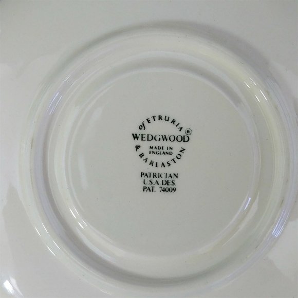 Wedgwood Teacup Saucer Patrician Pattern Porcelain Ivory Collectible Vintage - Picture 7 of 9
